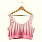 Anthropologie  Sunday In Brooklyn Scoop Neck Terry Cropped Top Size L NEW Photo 5