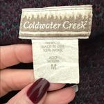 Coldwater Creek Vintage 90s  Green Wool Equestrian Aztec Cardigan Sweater Photo 2