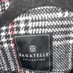 Bagatelle  Jacket Womens Medium Black Plaid Pea Coat Boho Button Up Flap Pockets Photo 3