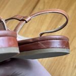 Lauren Ralph Lauren Ellington Nappa Leather Sandals 9.5 Casual Leather Flip Flop Brown Photo 5