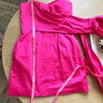 French Connection NWT Florida Summer Strapless Mini Party Dress Raspberry Size 6 Photo 7