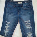 PacSun Medium Wash Distressed Jeggings Photo 1
