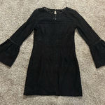 Xhilaration  Goth Boho‎ Style Midi Lace Dress with Bell Sleeves Medium Photo 0