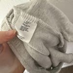 J Galt Brandy Melville Light Grey Waffle Knit Lounge Shorts Drawstring Waist Gray Photo 6