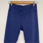 Varley  Navy Blue Laser Cut High Rise Full Length Leggings Pants Womens XS Gym Photo 4