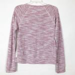 Arizona Jeans Arizona Space Dye Pink & Cream Pullover Lace Sweater Size Small Photo 1