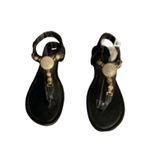 Venus Black Beaded Embellished Sandals Women’s 8.5 Photo 1