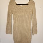 Urban Outfitters Silence + Noise  Camel Natural Surplice-back Sweater Dress Photo 2