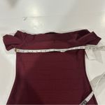 Charlotte Russe Burgundy Off the Shoulder Mini Dress Size M Photo 6