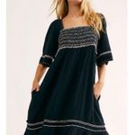 Free People  I'm The One Maxi Dress Black Small NWT Witchy Bohemian Gypsy Gauze Photo 12