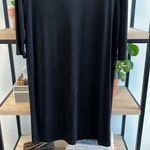 ZARA Peekaboo Keyhole Back 3/4" Sleeve Stretch Knit Midi Dress, S Photo 2