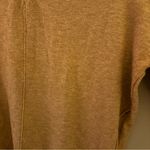 Dreamers  Nordstrom v neck exposed seam‎ sweater brown orange size medium Photo 4