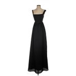 Show Me Your Mumu Nina Maxi Dress in Black Luxe Satin M NWT Photo 2