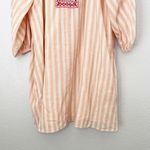 Lemlem NWT Nefasi Long Sleeve Mini Dress Coral L Photo 7