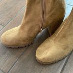 Forever 21 Over the Knee Faux Suede Tan Lug Sole Boots sz 10 Photo 7