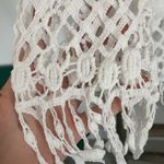 Crochet White Crop Top, Cover Up / Size S Photo 5