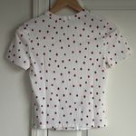 SKIMS  Cotton Rib T-Shirt in Snow Strawberry Print, size small Photo 5