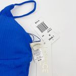 l*space L  Winnie Longline Bikini Top Ribbed Royal Blue Size Medium NEW with tags! Photo 5