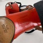 Maison Martin MARGIELA Red/Brown Lace Up Leather Heel Size 7.5 Photo 10