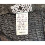 Vintage Black Velvet halter And Gold Metallic Formal Dress Large Made USA Photo 6