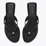 Tory Burch Black Leather Classic Flip Flop Photo 7