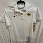 Nike  Lakers NBA Authentics Dri-FIT Polo‎ Shirt Womens White Photo 0