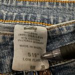 Levi's Vintage Levi 519 ‘04 Y2K Low Stretch Flare Jeans Juniors Size 9 JR M Dark Wash. Photo 7