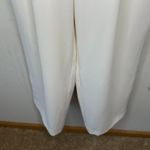 Club Monaco Womens Hidden Zip V-Neck Belted Jumpsuit in Cream - Size 00 Photo 6