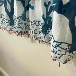 Soft Surroundings  Womens L Beachy Vacation Cover Up Coastal Fish‎ Reef Pintuck Photo 2