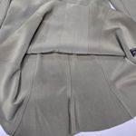 Norma Kamali  Single Breasted Fishtail Mini Dress in Military Photo 6