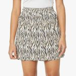 GREG NORMAN Animal Expedition Pull on Golf Pickleball Skort Women's Size MEDIUM Black Photo 0