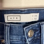 AYR the Riser super skinny soft jeans with released hem in neon Jupiter size 25 Photo 6