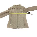 Calvin Klein Tan Quilted Utility Jacket Women’s Small Lightweight Zip Front Coat Photo 5