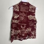 Harley Davidson Vintage Motorcycle Parts Red & Cream Tank Top Size XL USA Photo 10