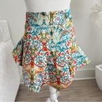 Just Cavalli Multicolor Cotton Blend Patterned Fabric Mini Skirt Photo 3