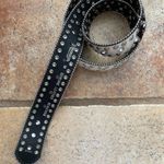 NOCONA COW FUR RHINESTONE WESTERN BELT Brown Size M Photo 2