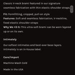 Free People NWOT Intimately Sweetheart Seamless Brami Crop Top, bright pink Photo 4