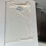 Tank dress beach coverup embroidered with Florida dolphin sun and ocean wave White Size undefined Photo 7