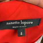 Nanette Lepore  Red Floral Sheath Dress Sz 8 Photo 4