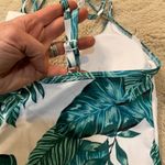 Beachsissi  Swimsuit Size Small One Piece Palm Leaf‎ White Green New With Tags Photo 5