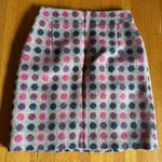 Boden Polka Dot Wool Tweed Skirt (Tweed by Moon), Size 6 Regular Tan Photo 6