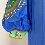 Alemais Linda Tiered Midi Dress Blue Size 8 Photo 5