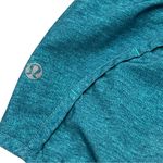 Lululemon Heathered Teal Run Times Short 4” size 6 Photo 4