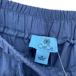 CeCe  High Waisted Wide Leg Blue Palazzo Pants New Size Medium Photo 4