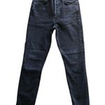 AGOLDE Women’s Washed Black Traditional Hem Straight Leg Nico Jean 24 Photo 0