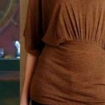 Anthropologie  Y2K Bordeaux Ribbed Kimono Tee Jersey Top M Photo 1