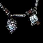 Brighton  Rue Royale Silver Hearts and Crowns Charm Bracelet (292) Photo 1