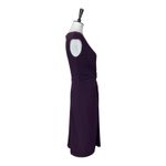 Ralph Lauren Lauren Sheath Dress Knot Front Boatneck Jersey Plum Women’s Size 6 Photo 2