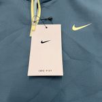 Nike DX0065-440 Green Dri-FIT Long-Sleeve ¼-Zip Top Blue Women's Training Shirt Photo 1