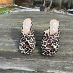 Steven New York Baga Heeled Sandal Sz‎ 7 Cheetah Print Black Photo 1